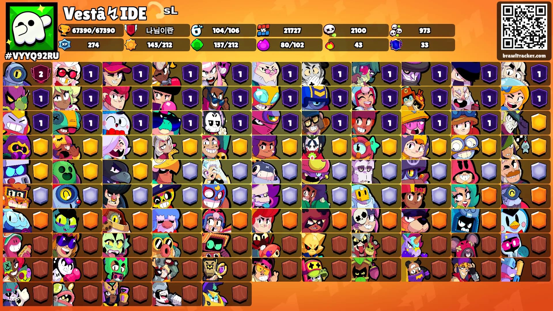 Vestâ↯IDE💫ˢᴸ's Ranks