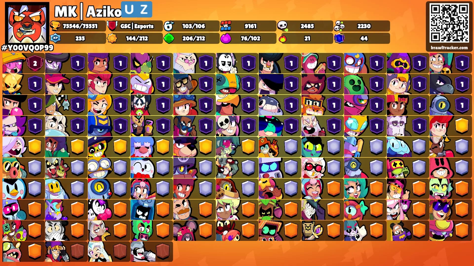 MK|Aziko🇺🇿's Ranks