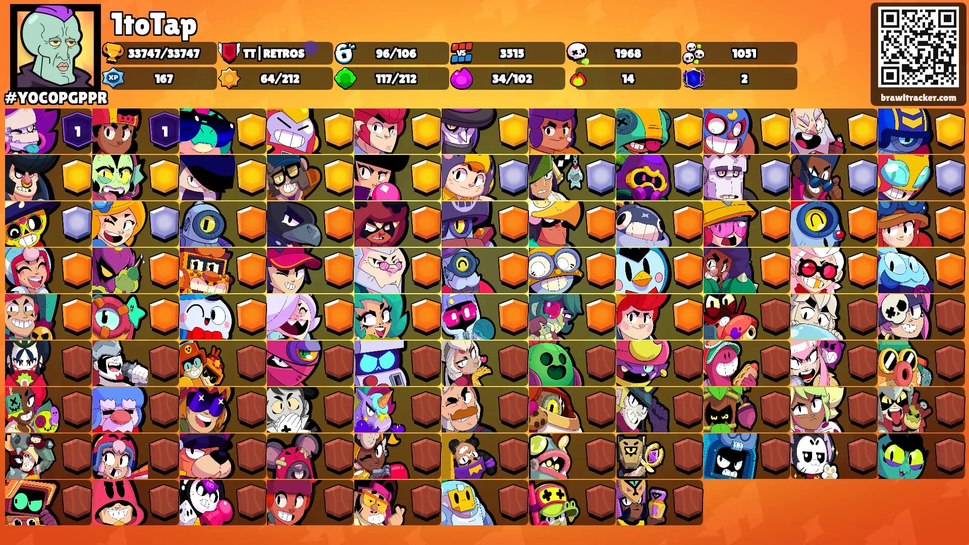 1toTap's Ranks
