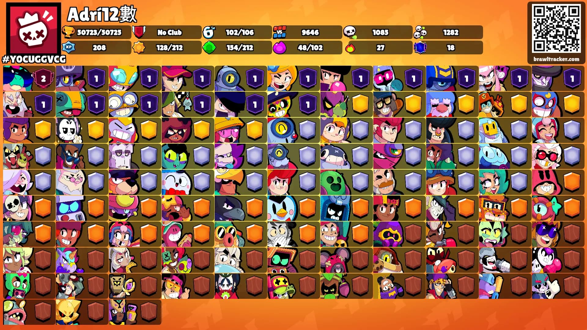 Adrí12數's Ranks