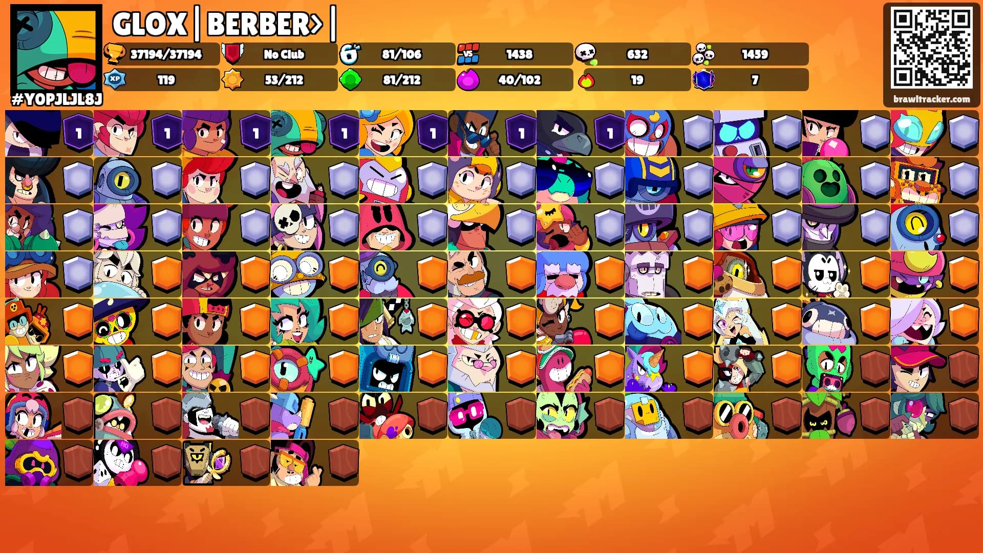 GLOX|BERBER>|'s Ranks