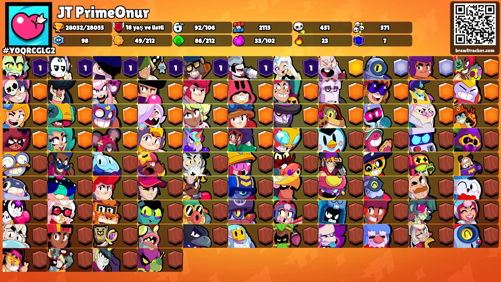 JT PrimeOnur's Ranks