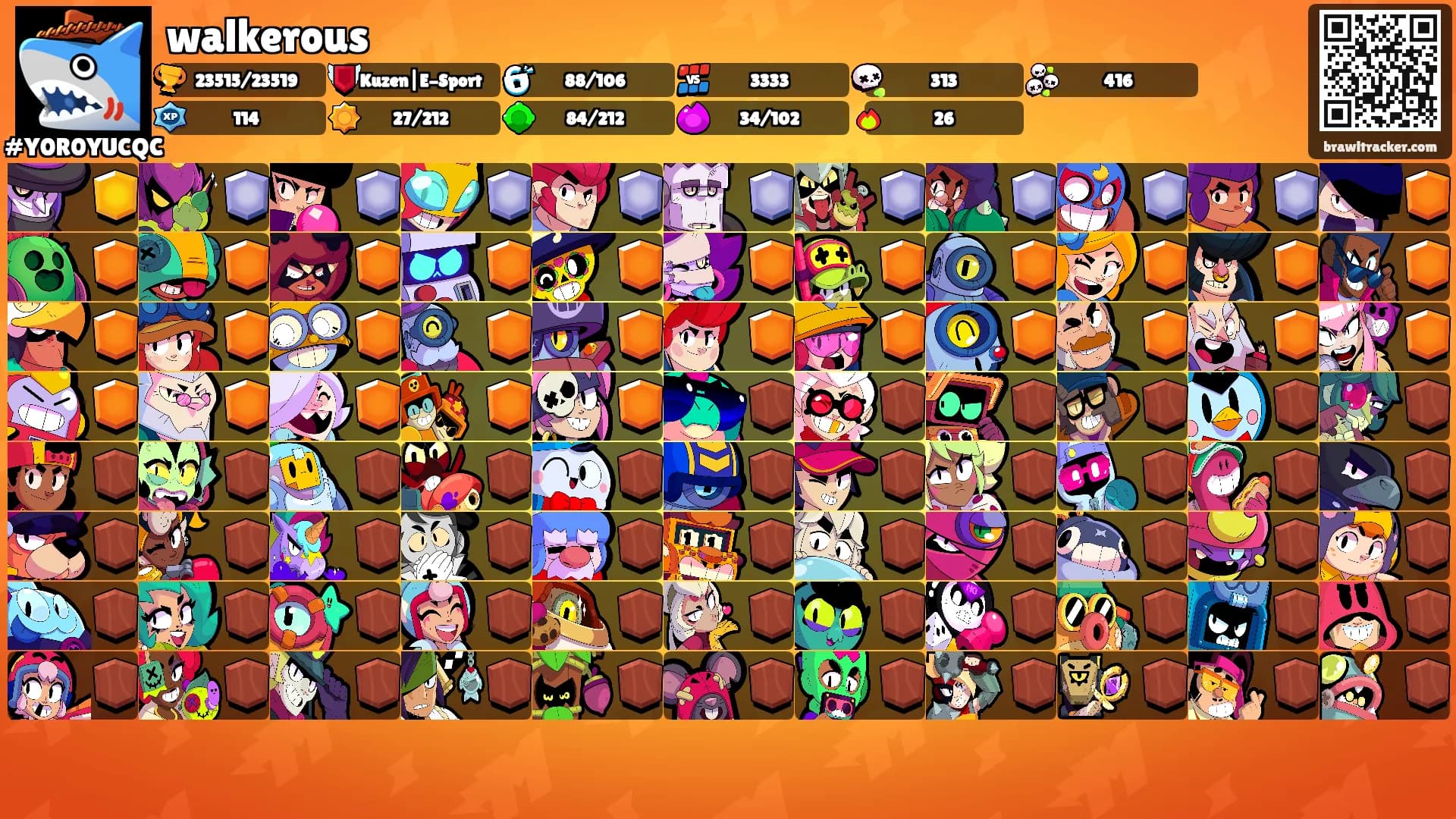 walkerous's Ranks