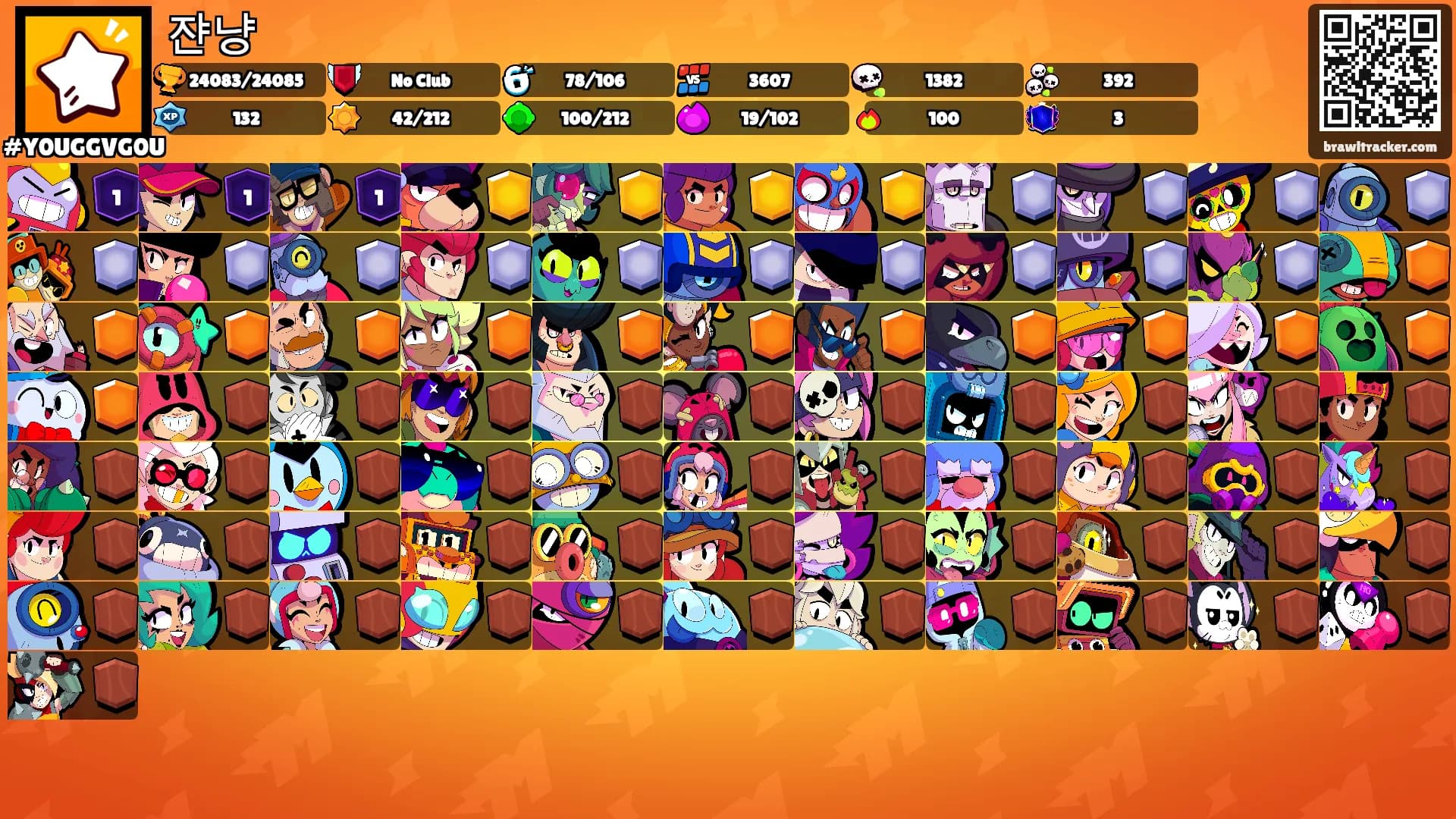 쟌냥's Ranks