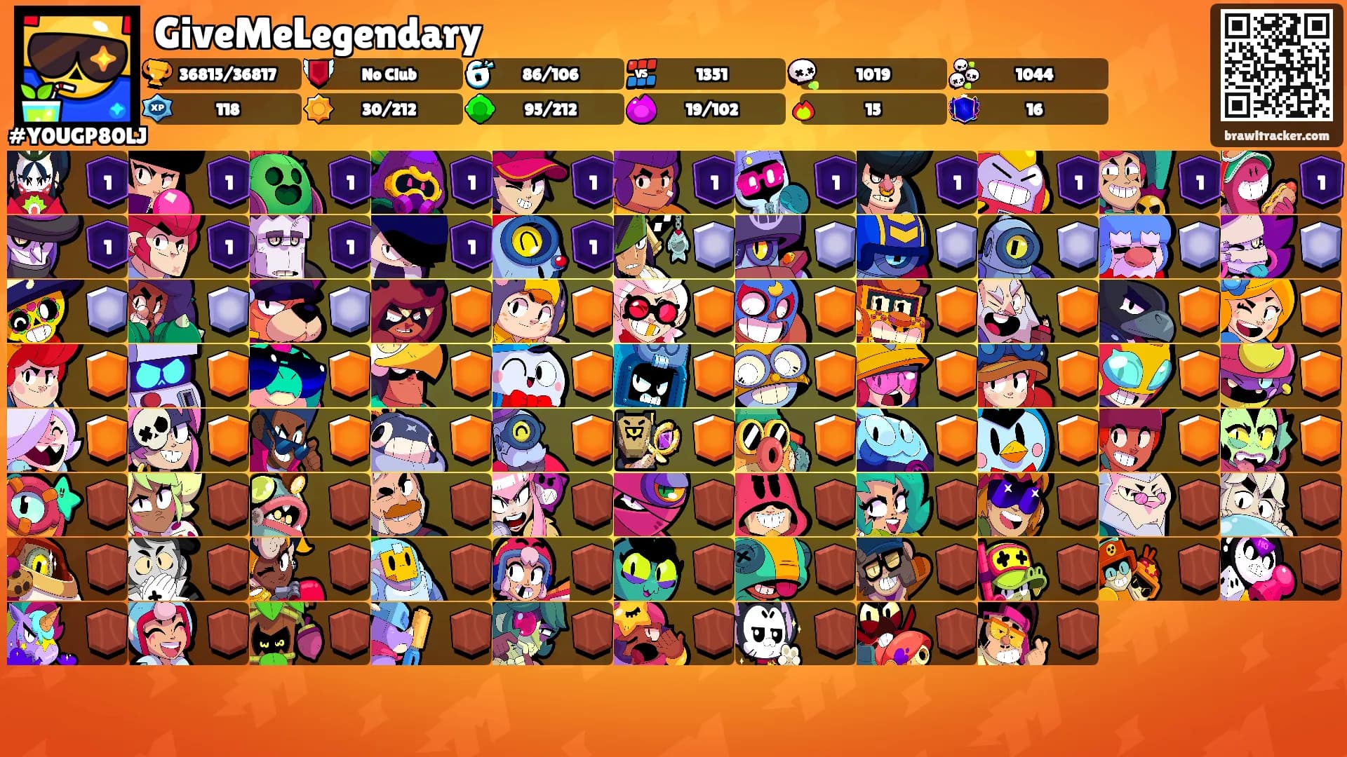 GiveMeLegendary's Ranks