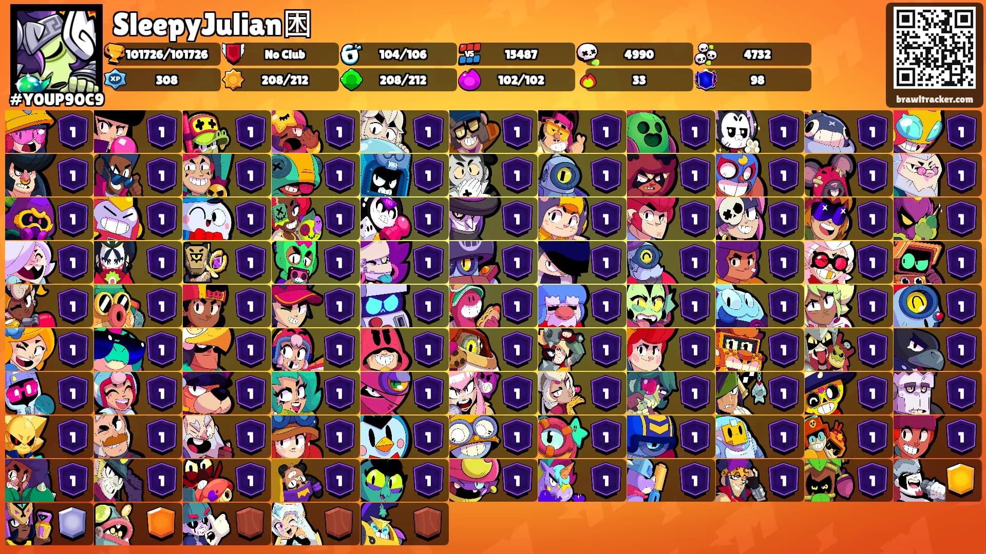 SleepyJulian困's Ranks