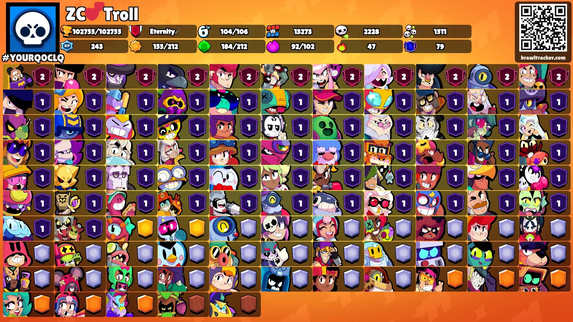 ZC💕Troll's Ranks
