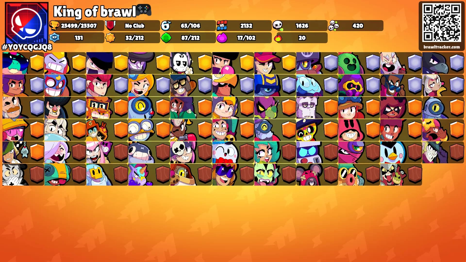 King of brawl🎮's Ranks