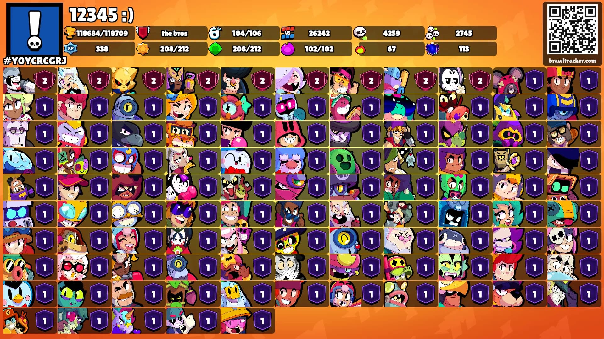 12345 :)'s Ranks