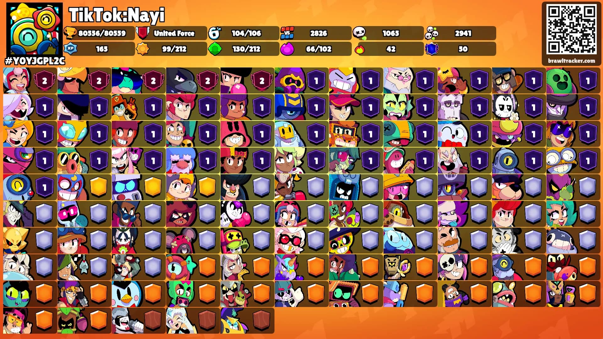 TikTok:Nayi's Ranks