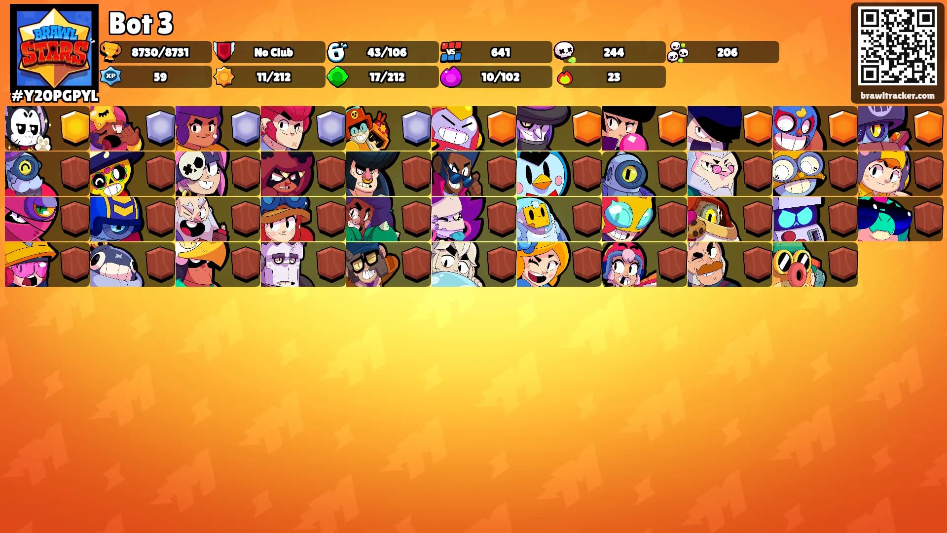 Bot 3's Ranks