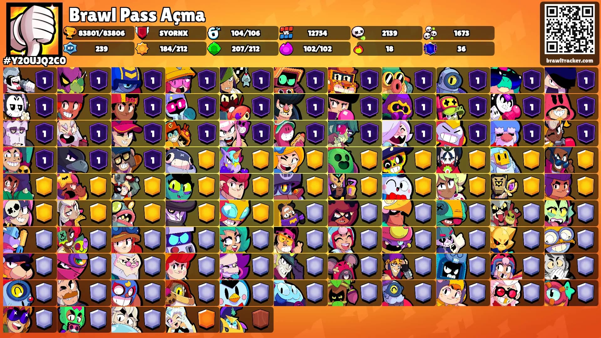 Brawl Pass Açma's Ranks