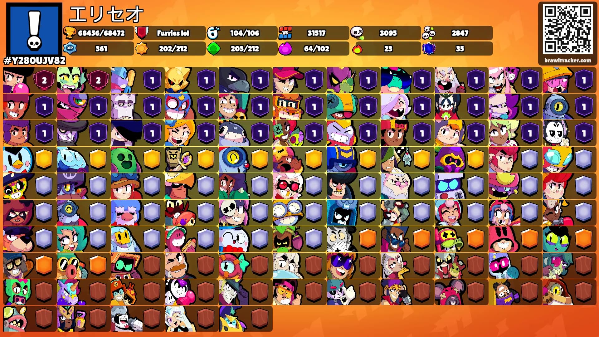 エリセオ's Ranks