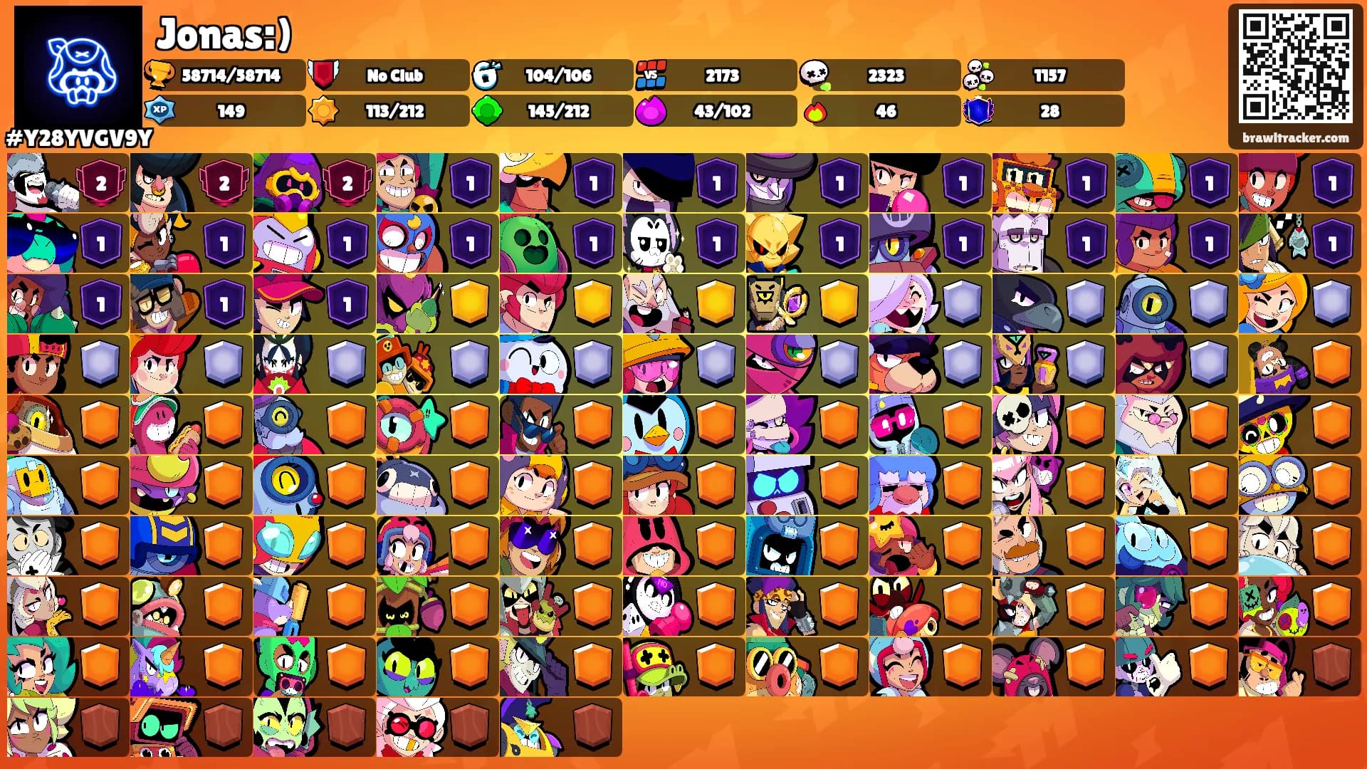 Jonas:)'s Ranks