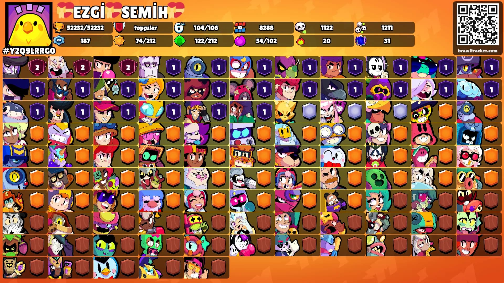💝EZGİ💝SEMİH💝's Ranks