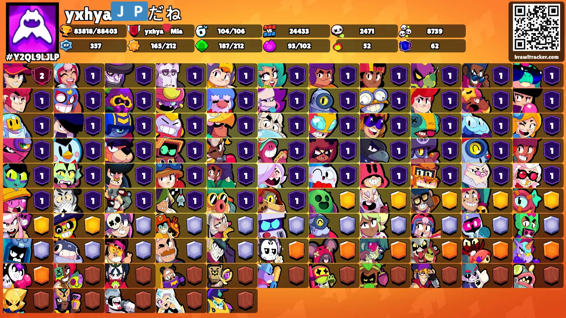 yxhya🇯🇵だね's Ranks