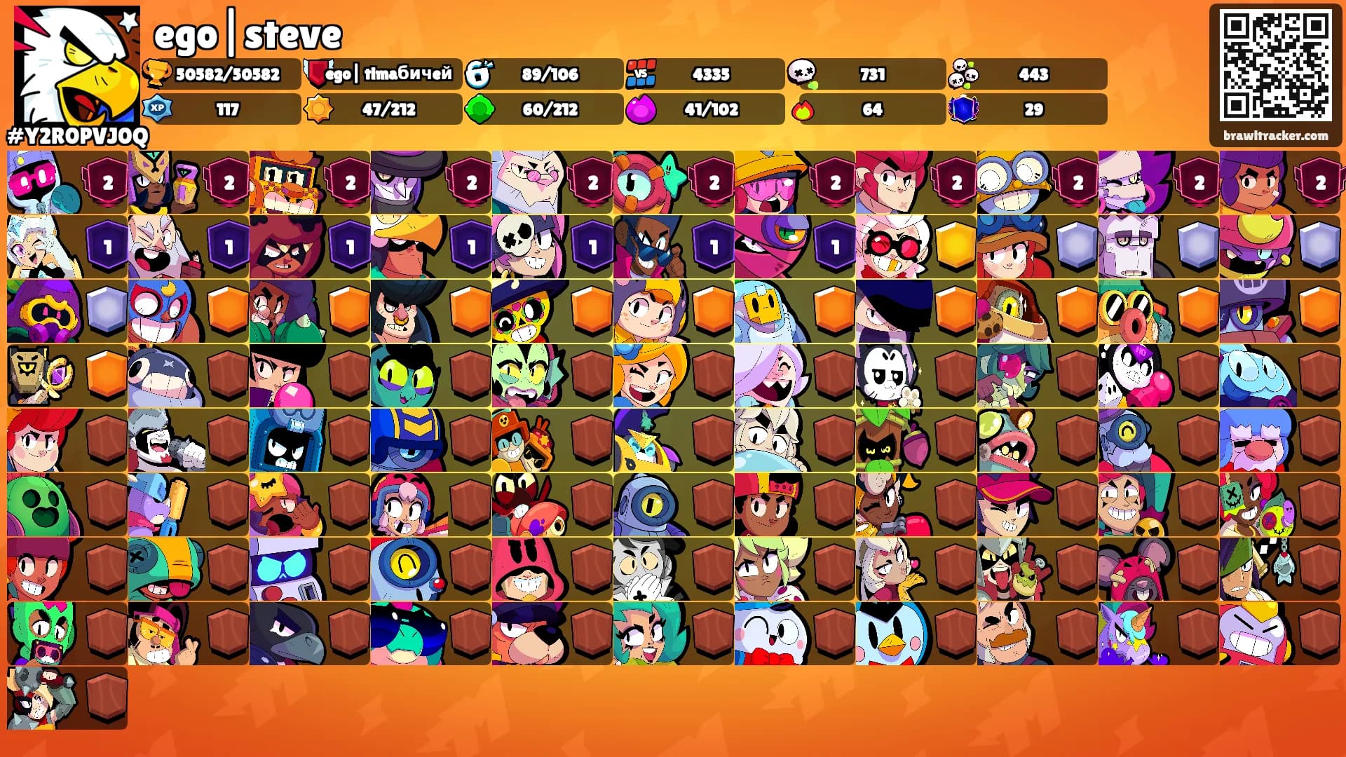 ego|steve's Ranks