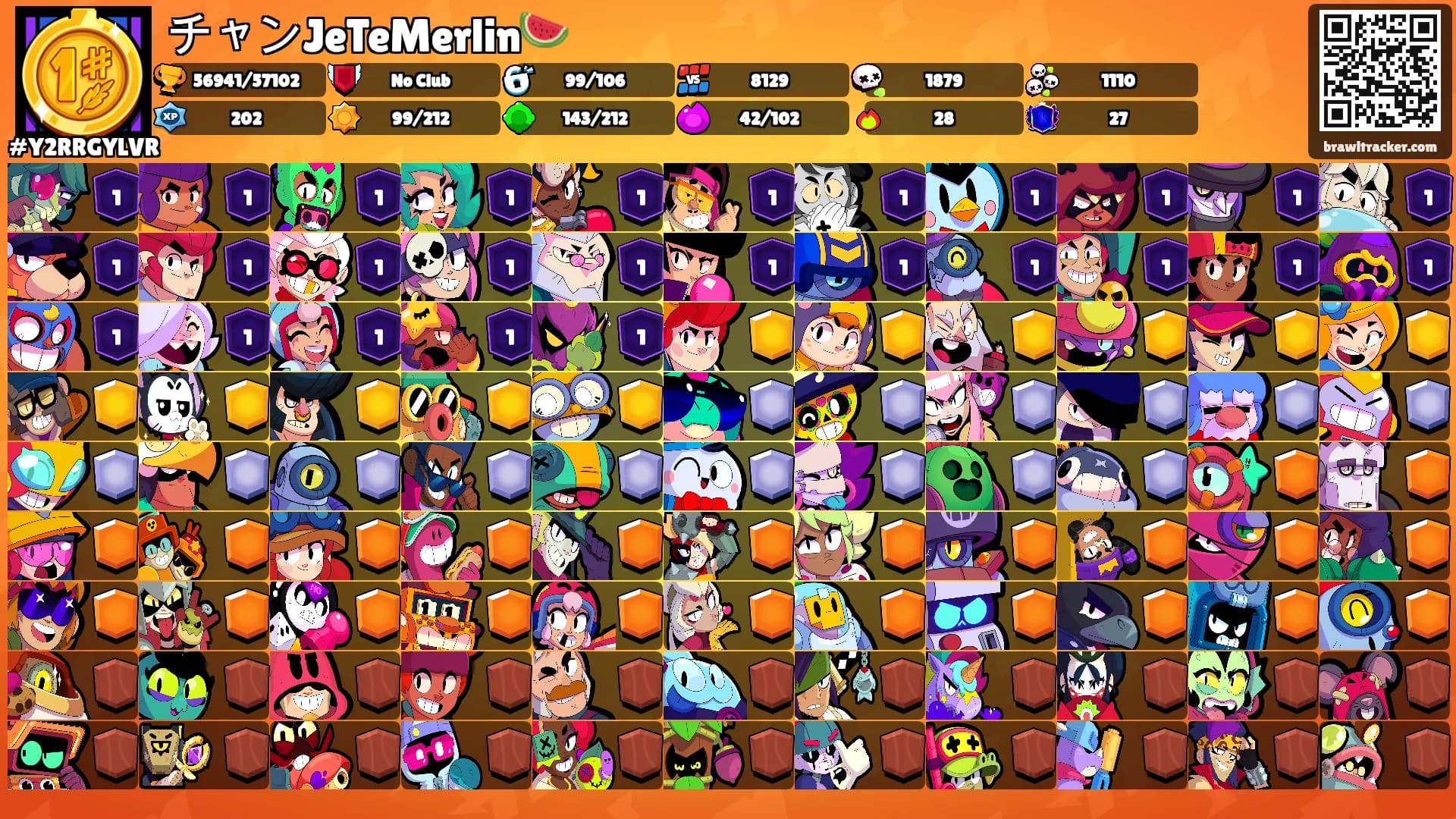 チャンJeTeMerlin🍉's Ranks
