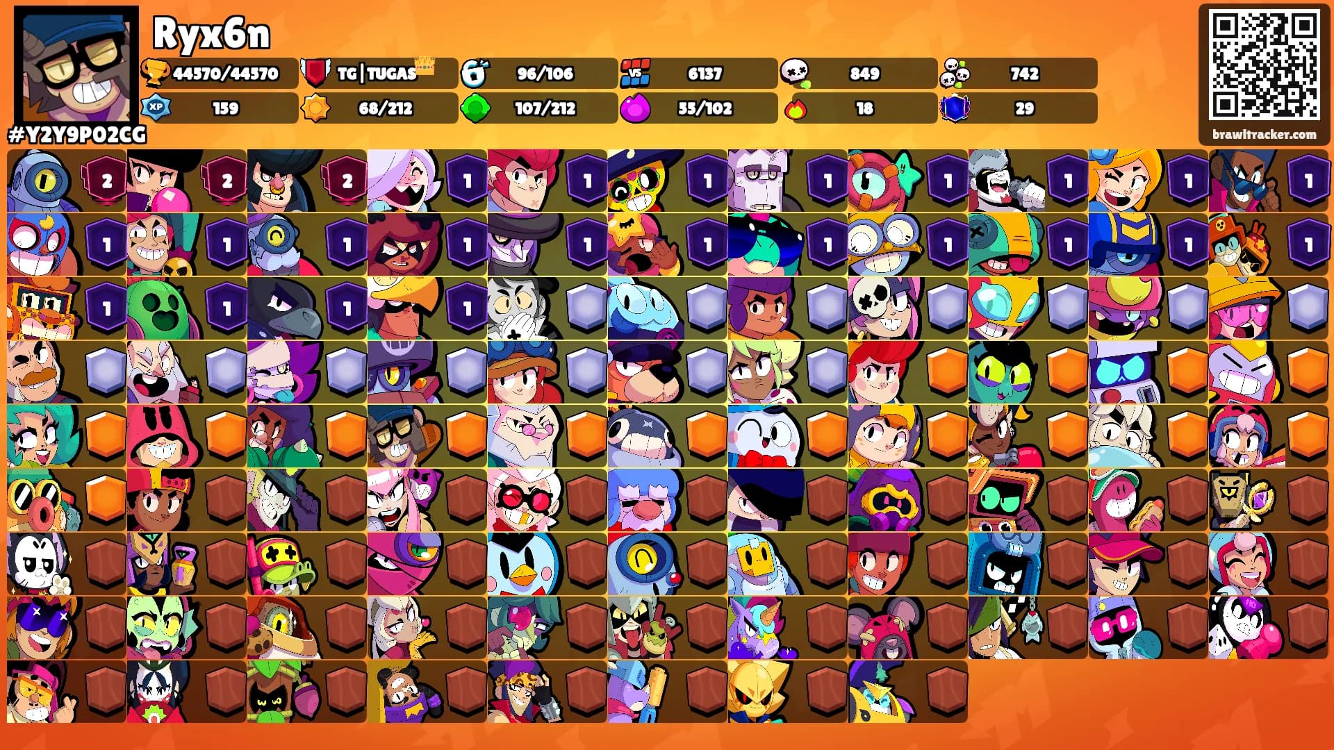 Ryx6n's Ranks