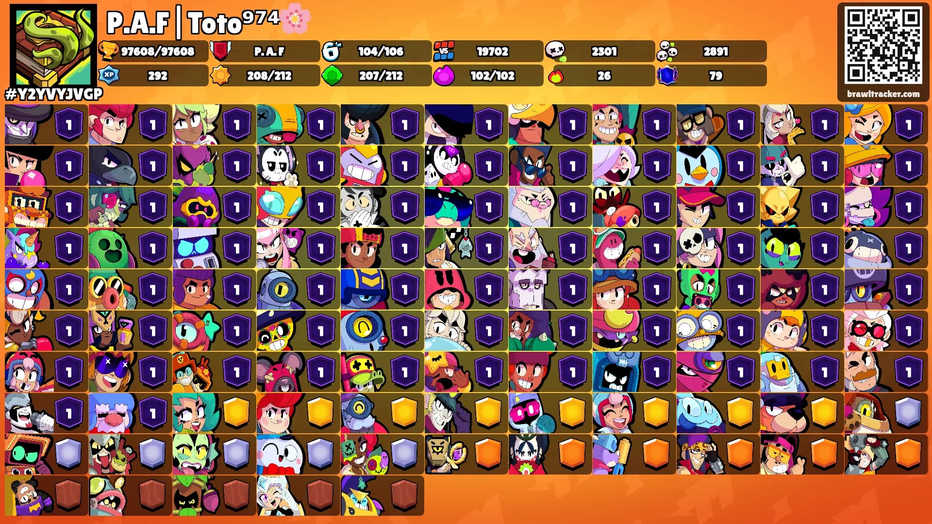 P.A.F|Toto⁹⁷⁴🌸's Ranks