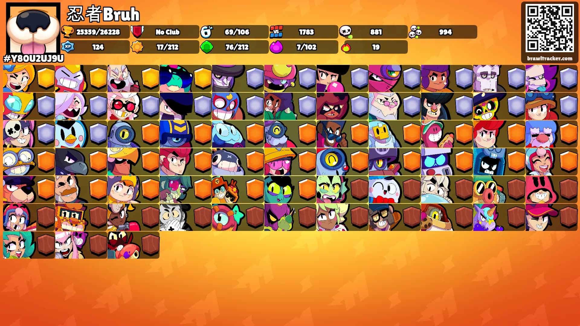 忍者Bruh's Ranks
