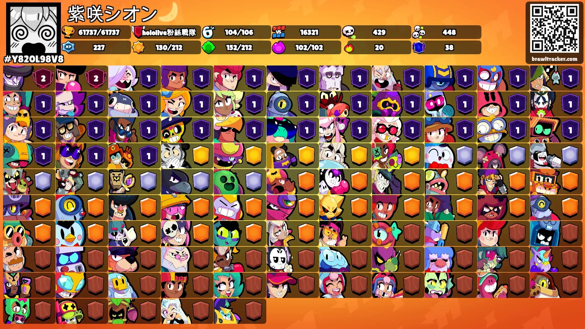 紫咲シオン🌙's Ranks