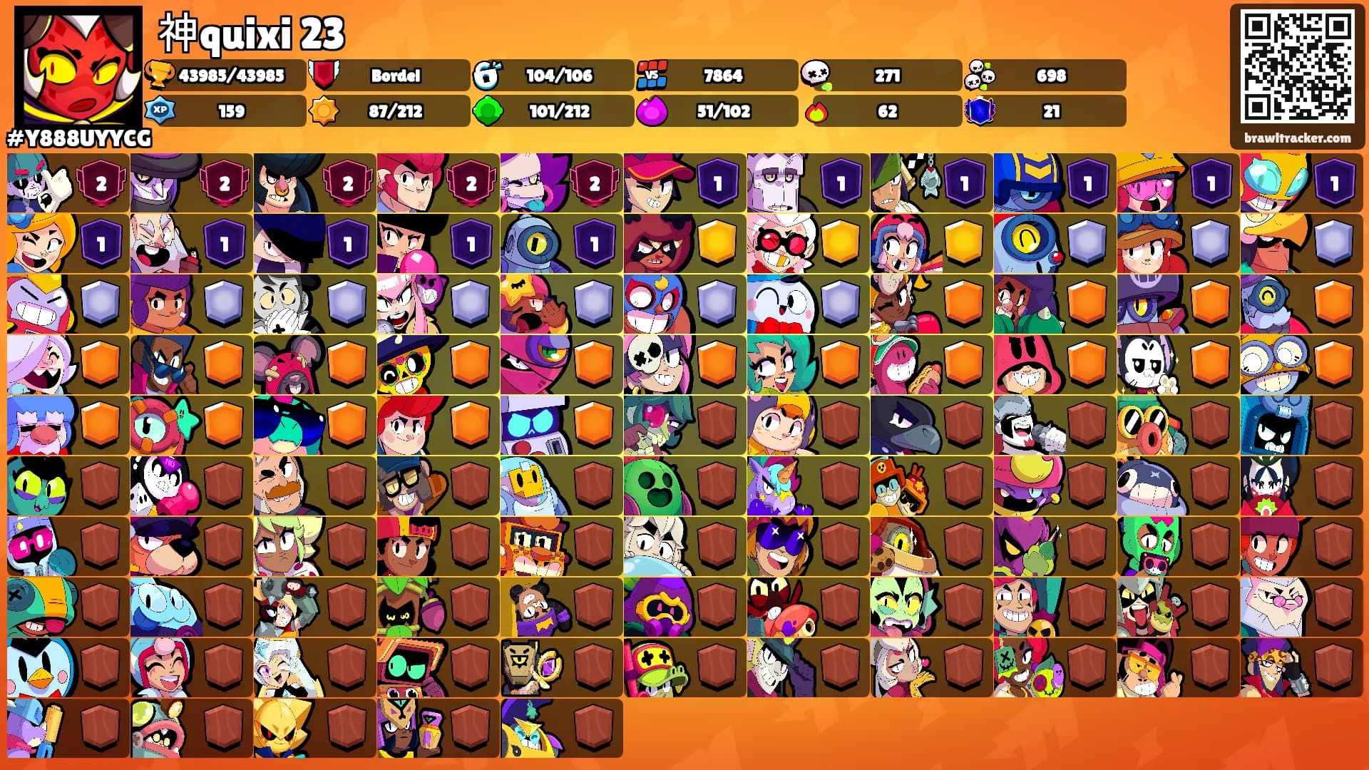 神quixi 23's Ranks