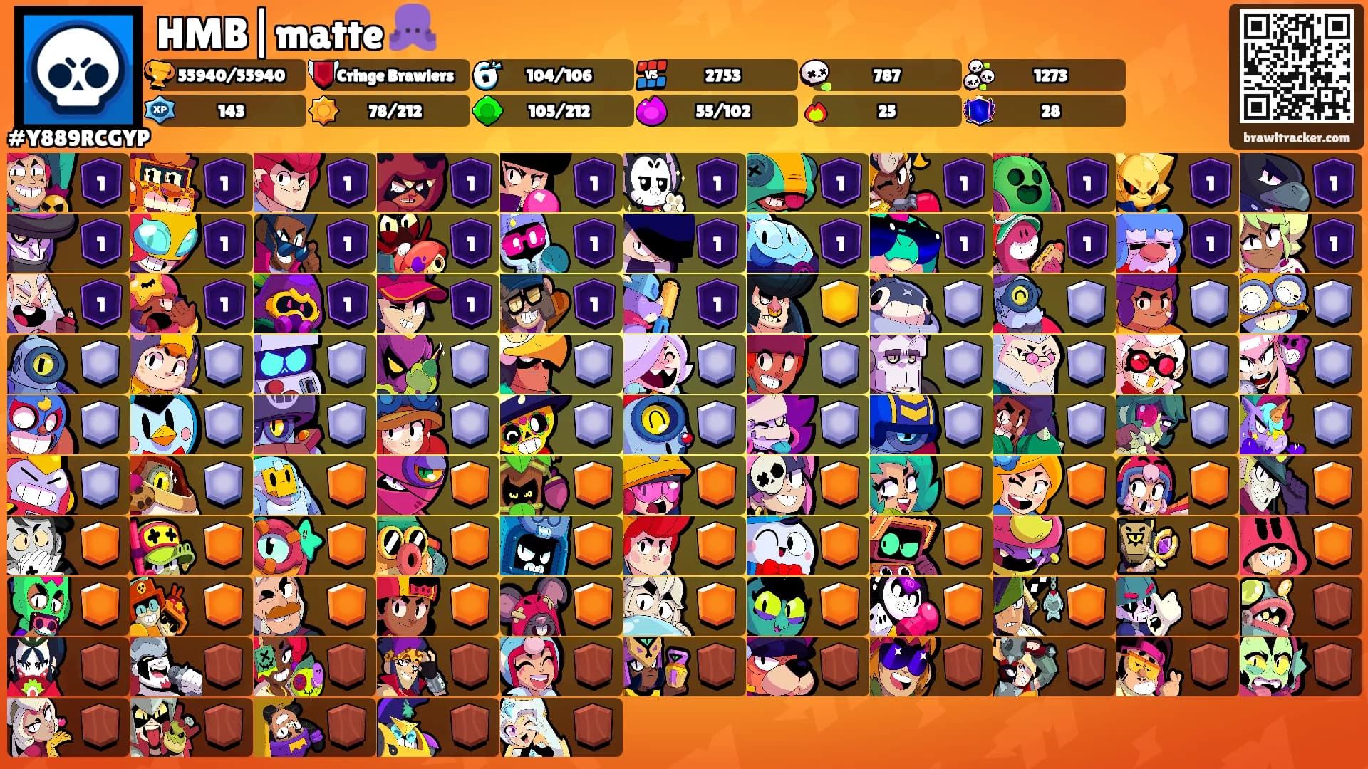 HMB|matte 🐙's Ranks