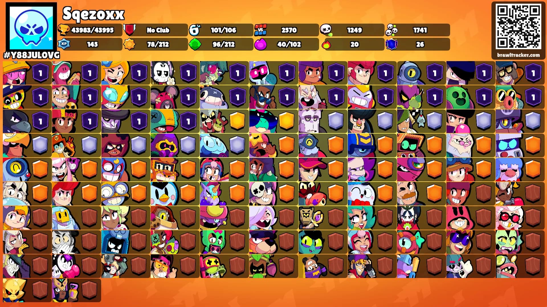 Sqezoxx's Ranks