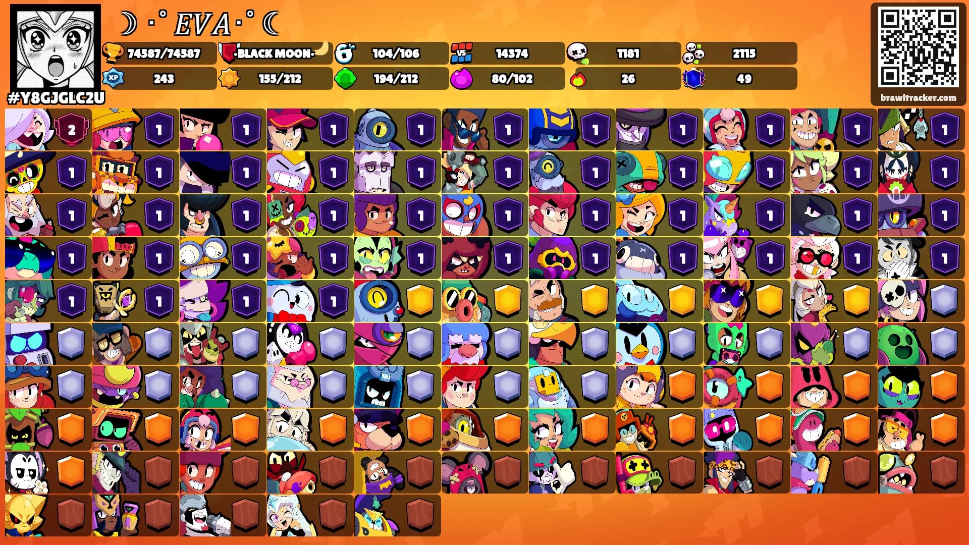 ☽ ･ﾟ𝐸𝑉𝐴･ﾟ☾'s Ranks