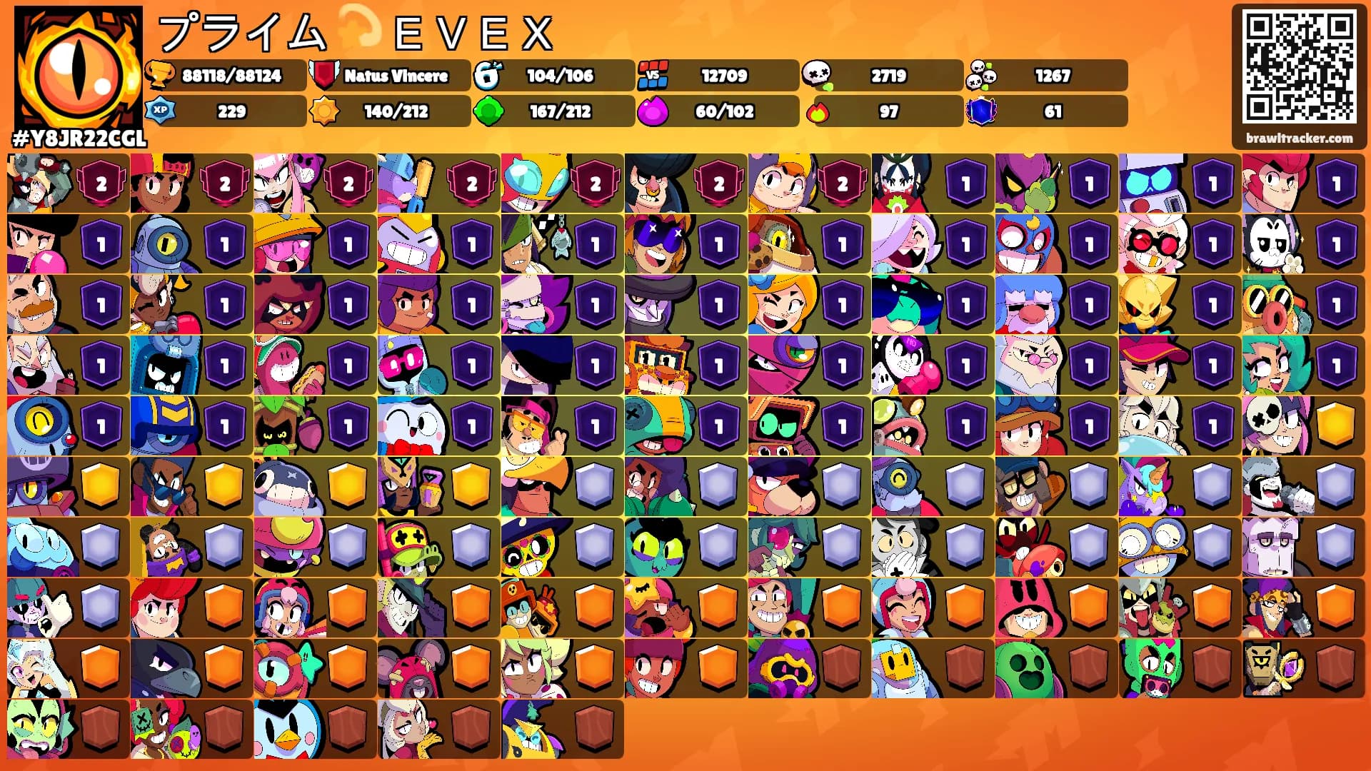 プライム 💫 ＥＶＥＸ's Ranks
