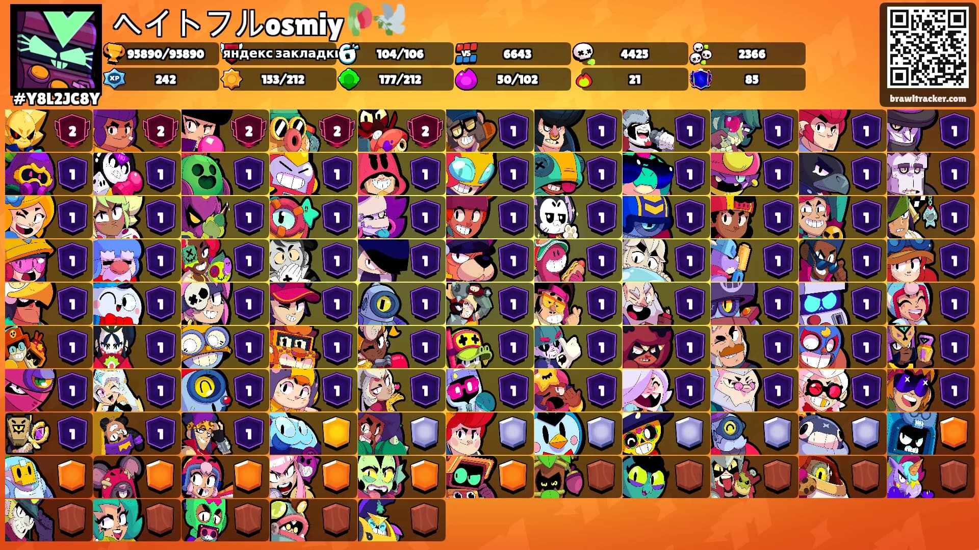 ヘイトフルosmiy🥀🕊️'s Ranks