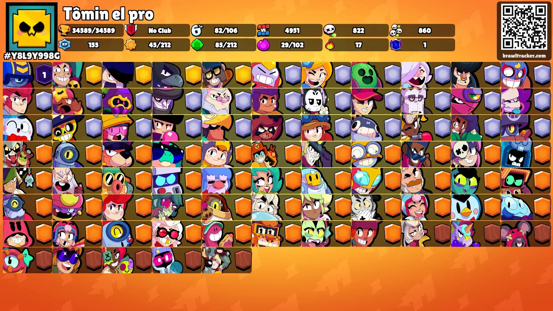 Tômin el pro's Ranks