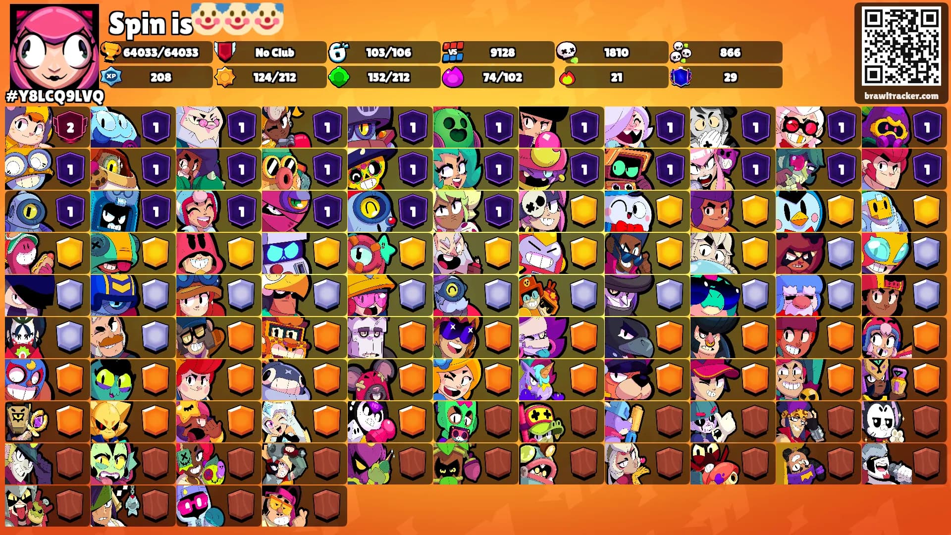 Spin is🤡🤡🤡's Ranks
