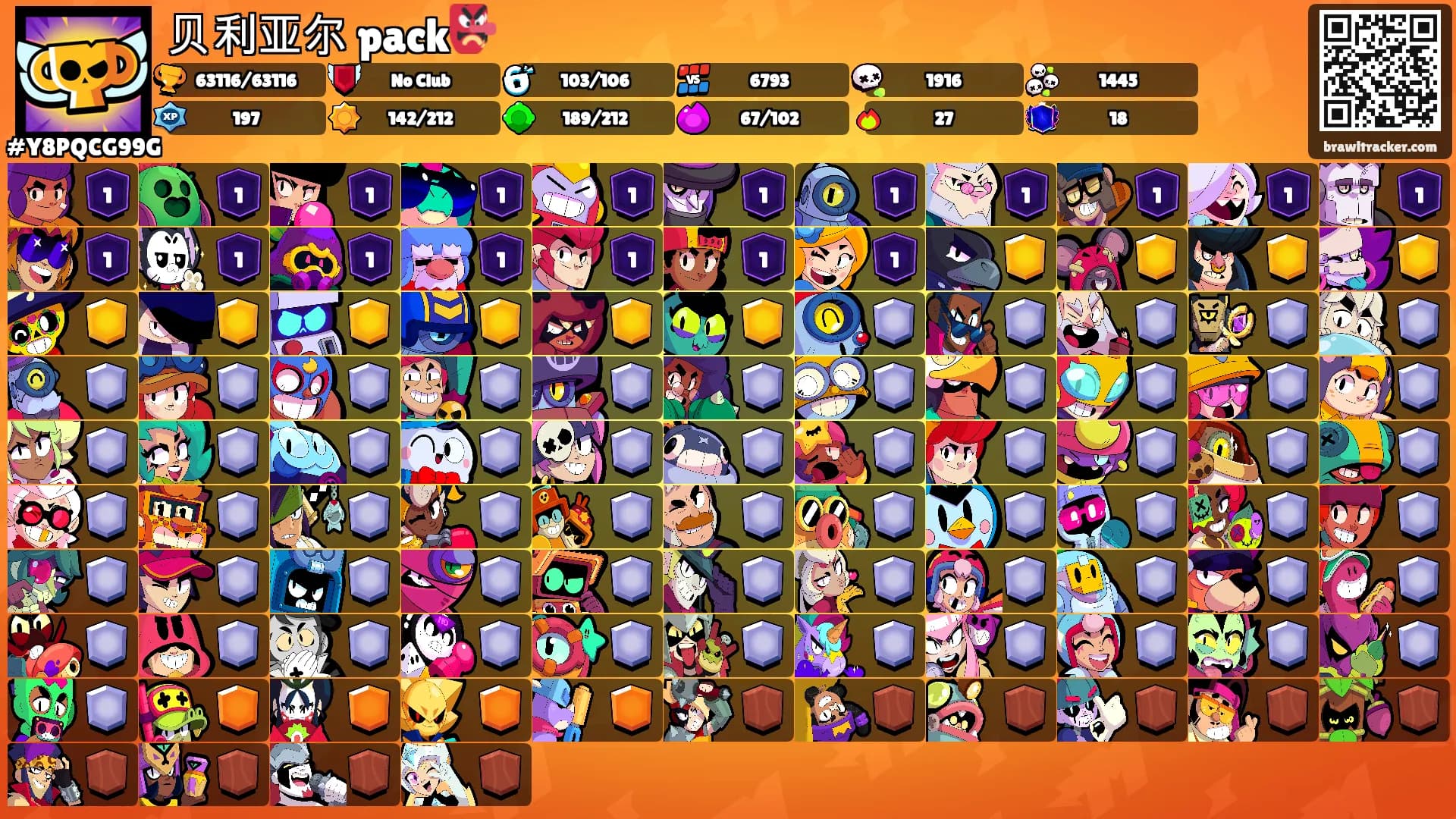 贝利亚尔 pack👺's Ranks