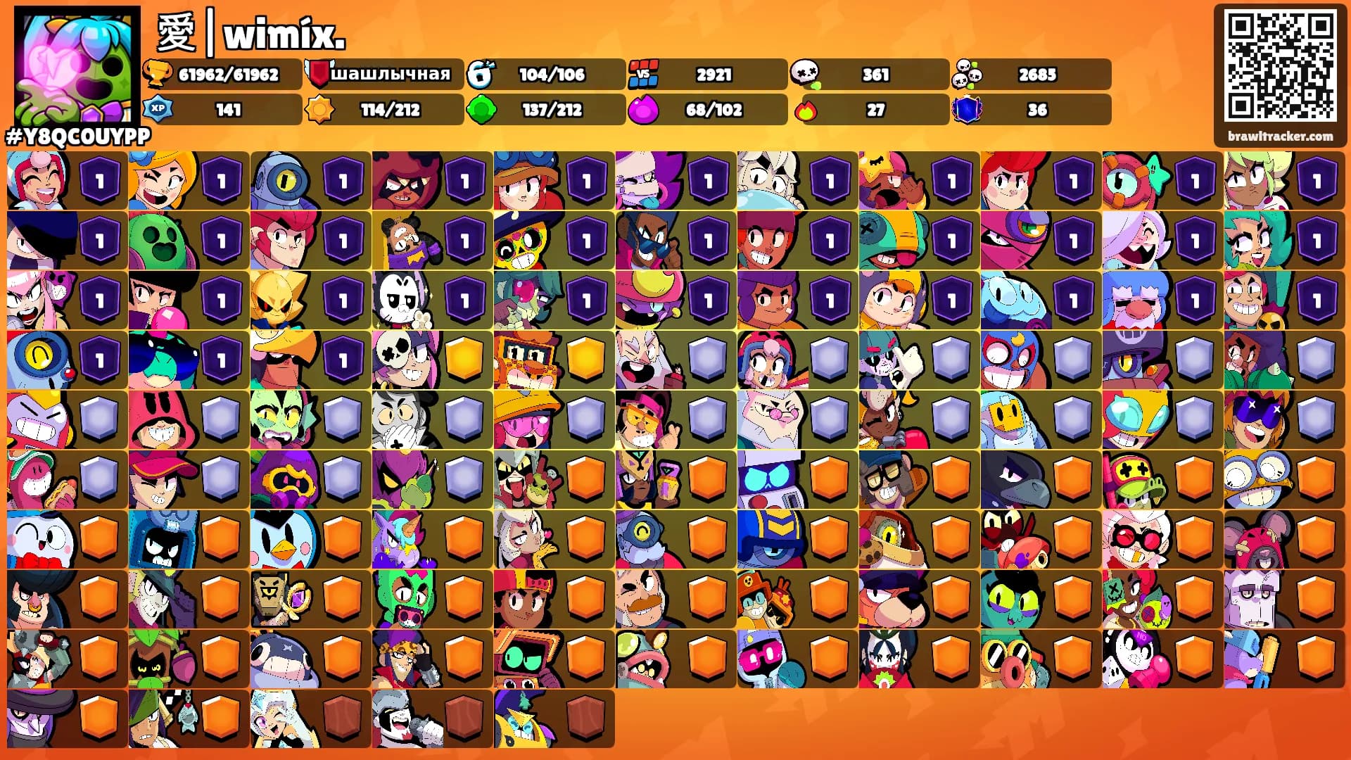 愛|wimíx.'s Ranks