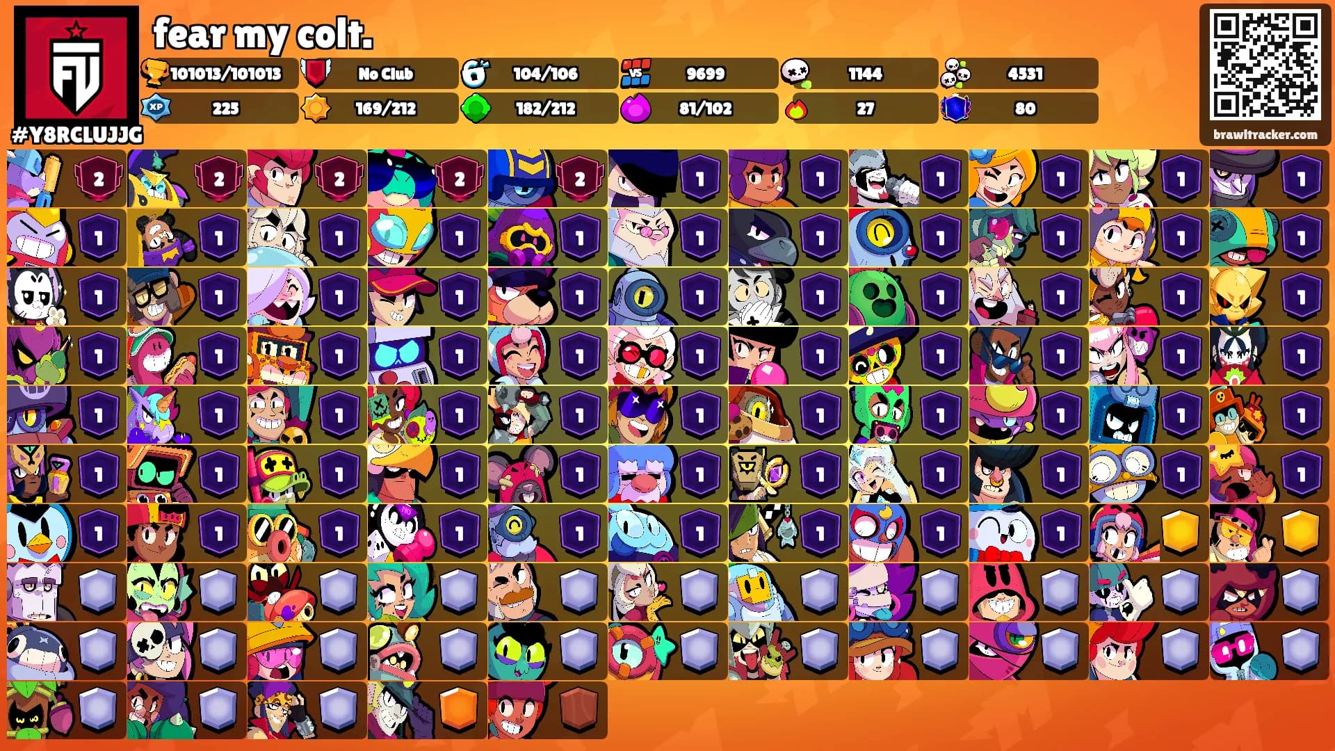 fear my colt.'s Ranks