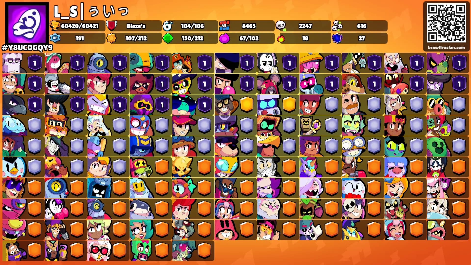 L_S|ぅいっ's Ranks