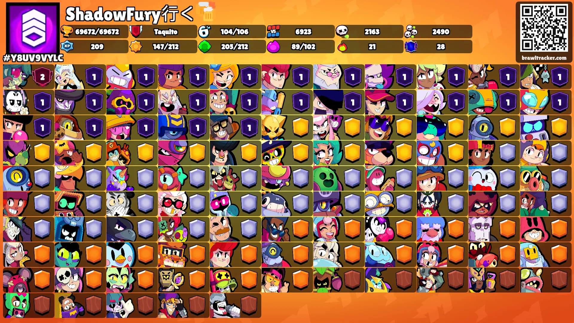 ShadowFury行く🍻's Ranks