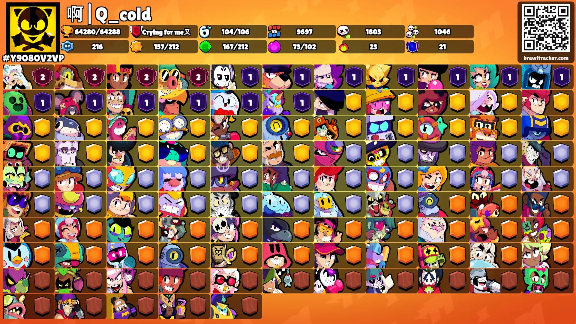 啊|Q_cold's Ranks