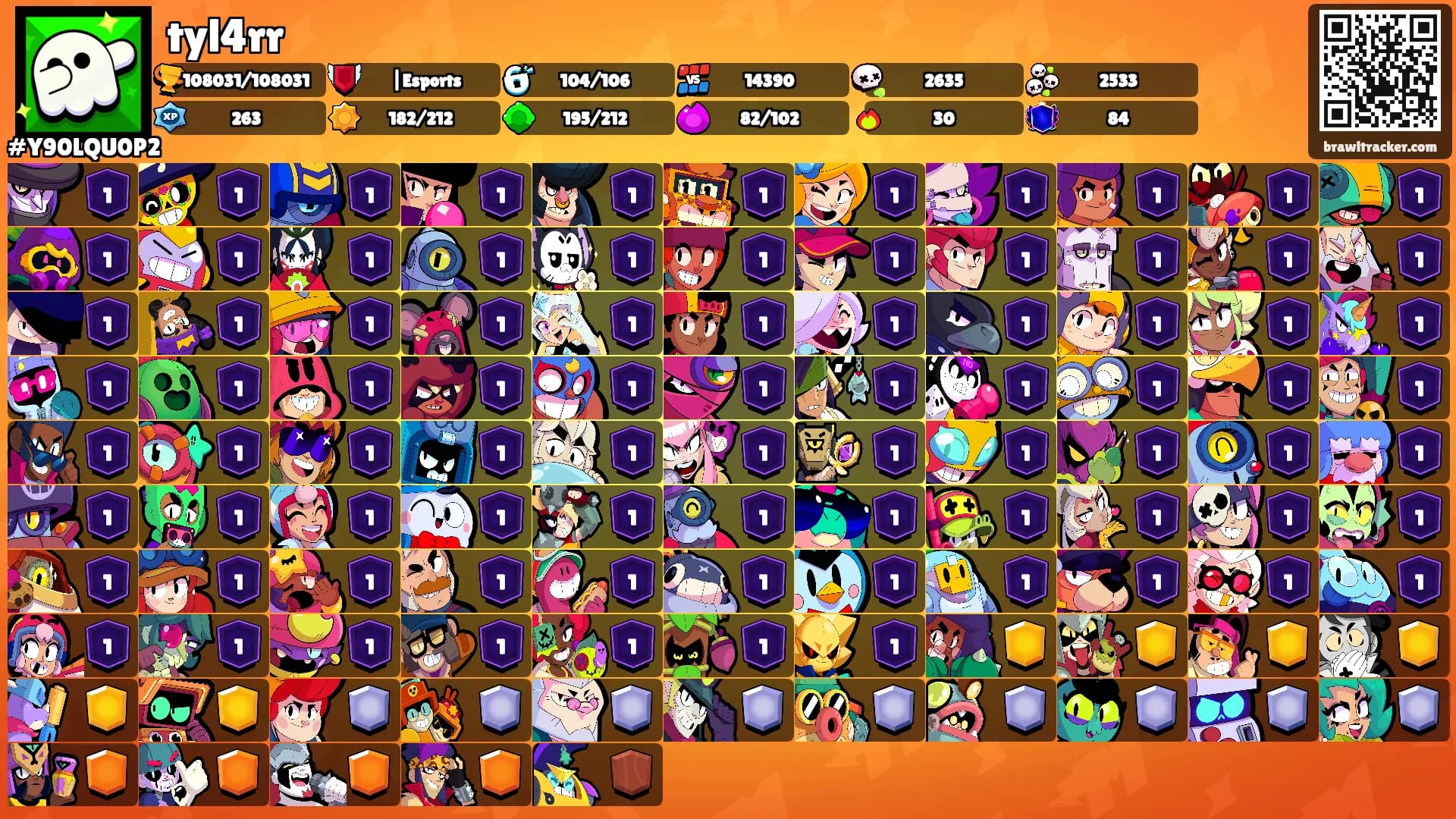 tyl4rr's Ranks