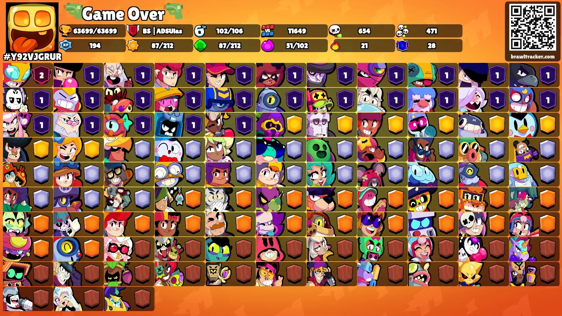 🔫Game Over🔫's Ranks