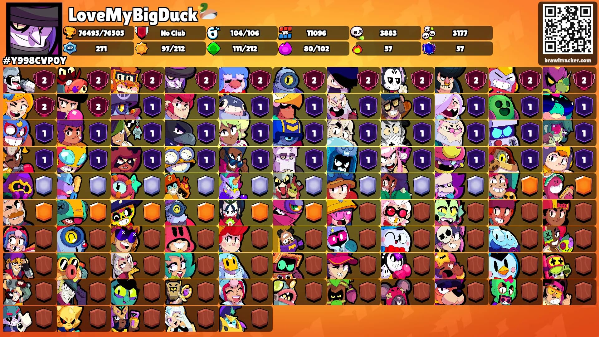 LoveMyBigDuck🦆's Ranks