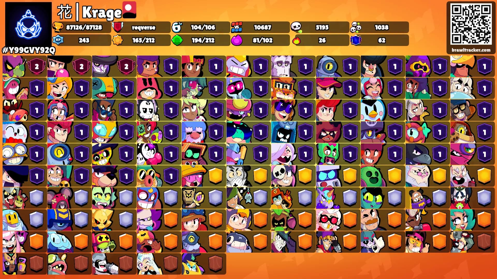 花|Krage🎴's Ranks