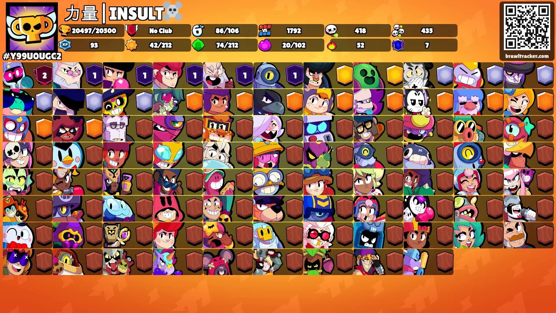 力量|INSULT☠️'s Ranks
