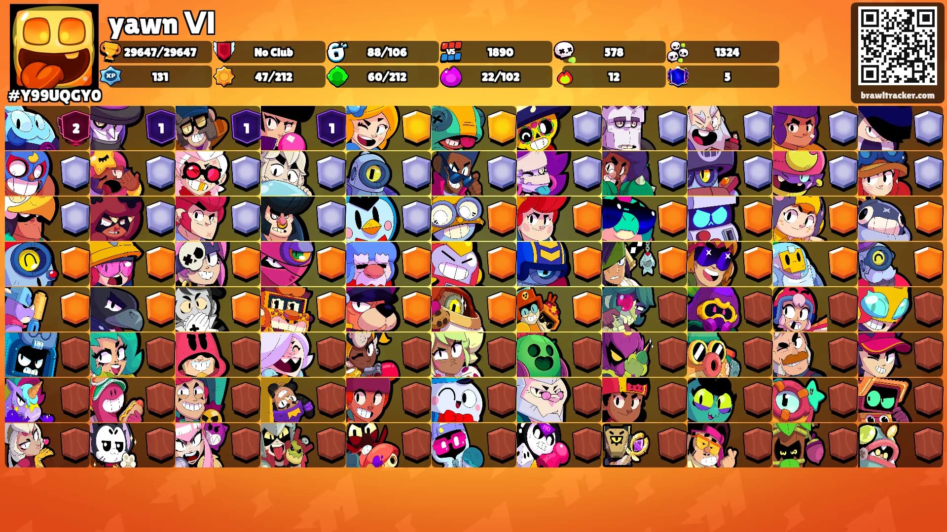 yawn Ⅵ's Ranks