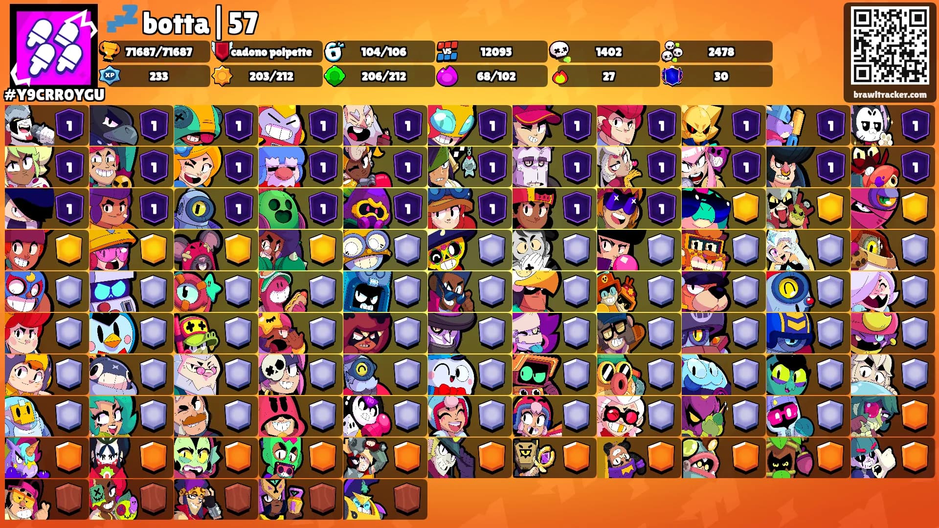 💤 botta|57's Ranks