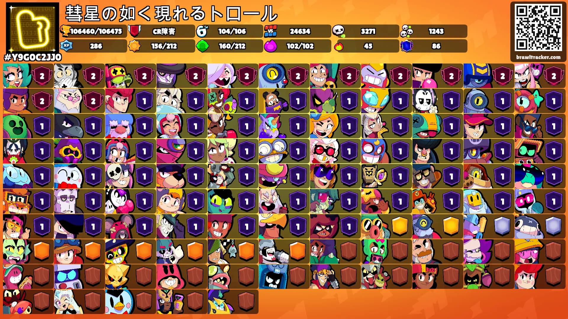 彗星の如く現れるトロール's Ranks