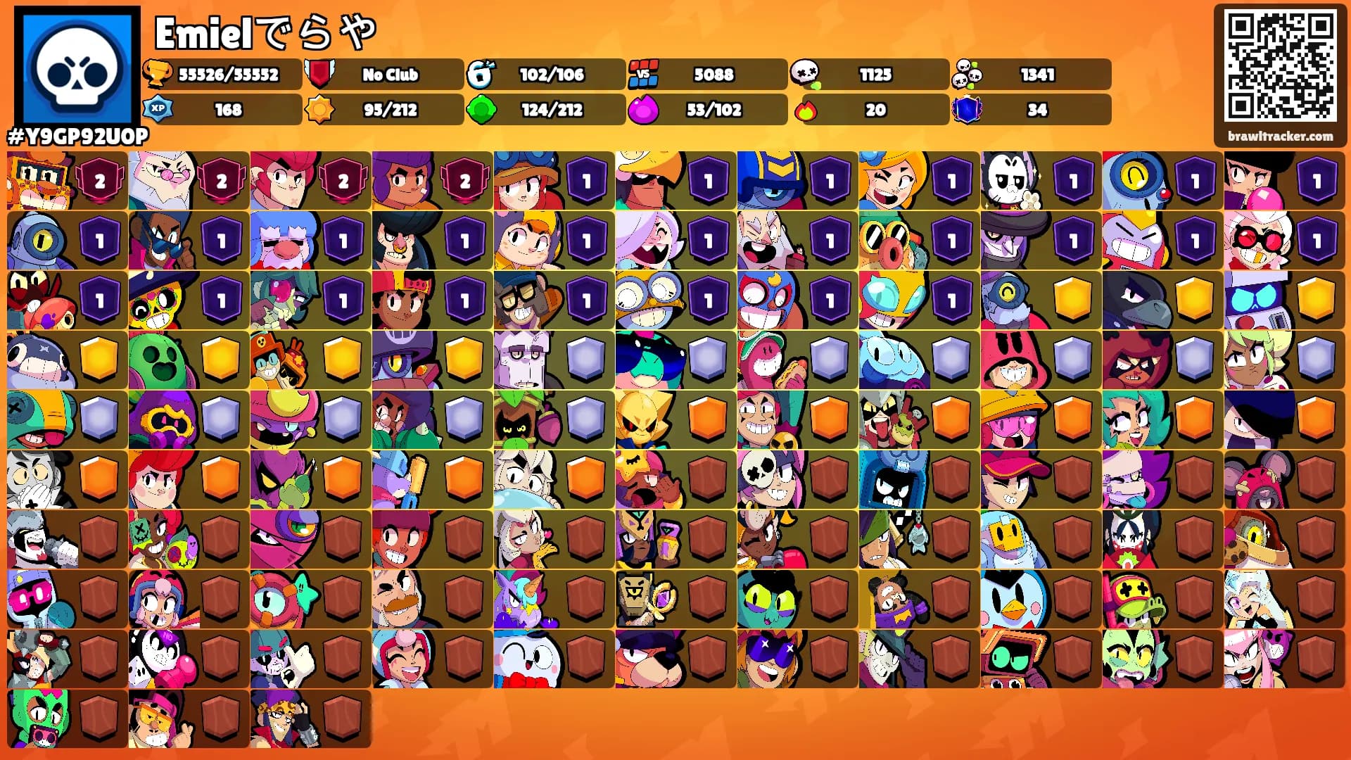Emielでらや's Ranks