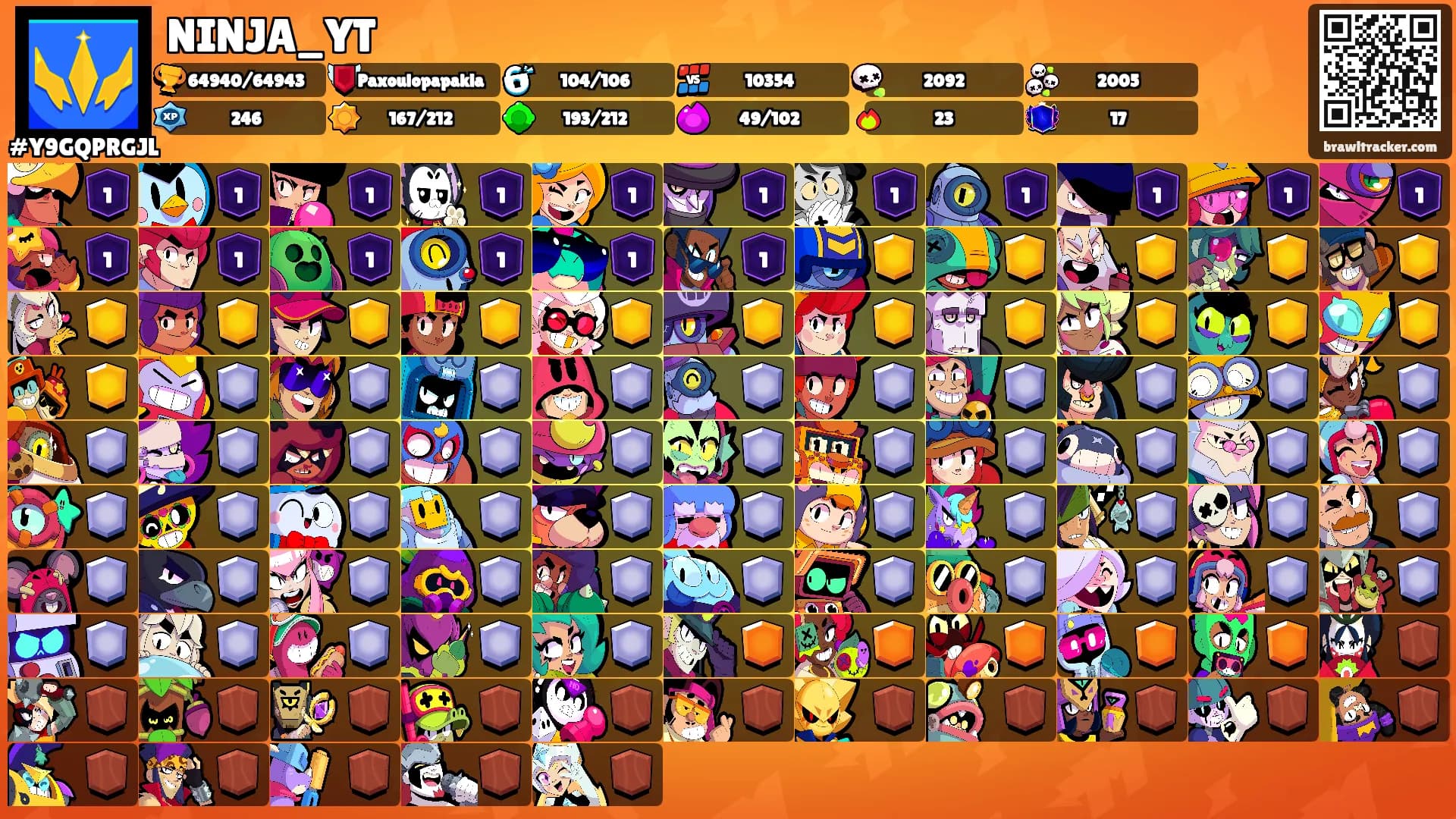 NINJA_YT's Ranks